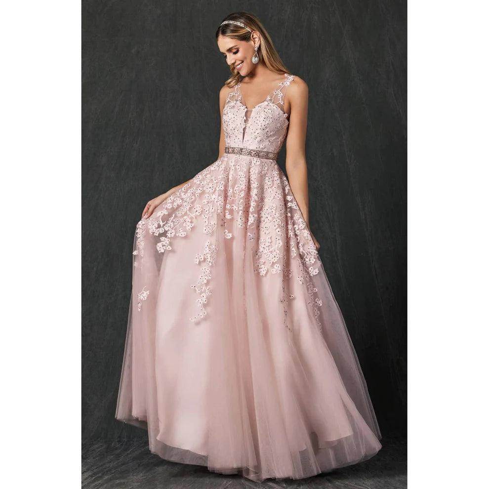 sachin and babi light blue dress Long Strapless Floral Off Shoulder Formal Prom Dress – The Dress Outlet main image 0
