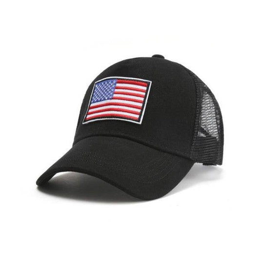 American Flag Unisex Trucker Hat - Rosa Apparel