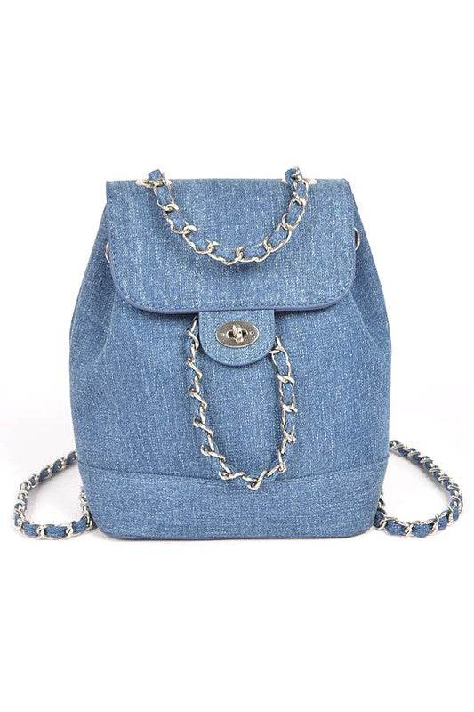 Denim Fashion Backpack - Rosa Apparel