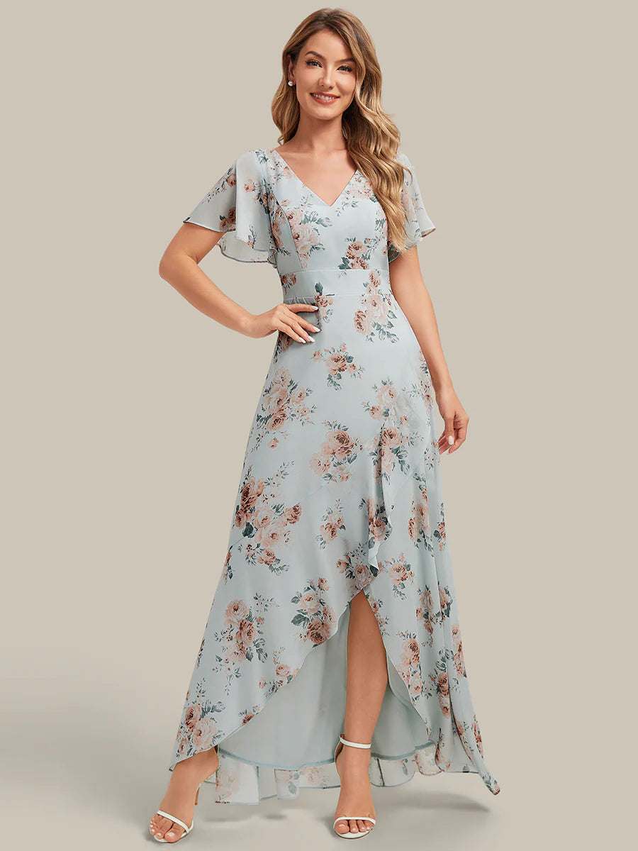 open lace back dress Ever Pretty Bridesmaid High-Low Dress – Rosa Apparel