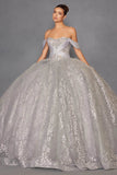 Juliet Off-Shoulder Embroidered Quinceanera Ball Gown - JT1488H - Rosa Apparel