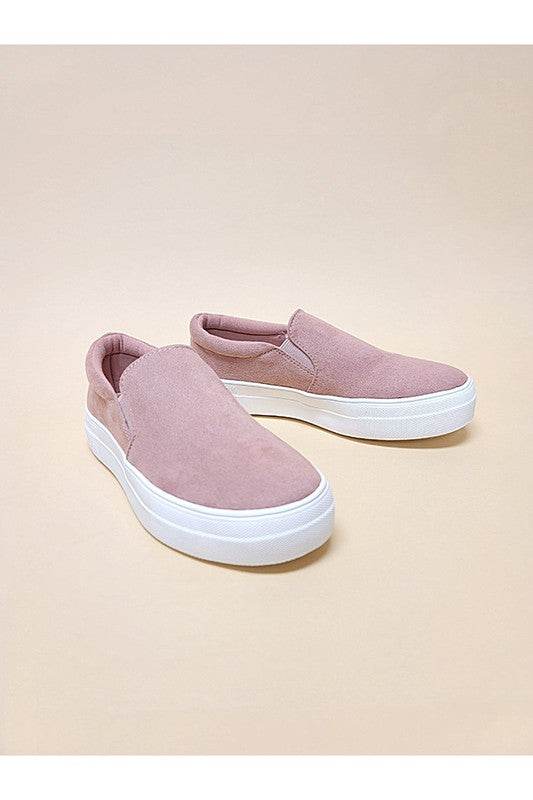 Let's See Casual Sporty HIKE-SLIP ON CASUAL SNEAKERS - Rosa Apparel