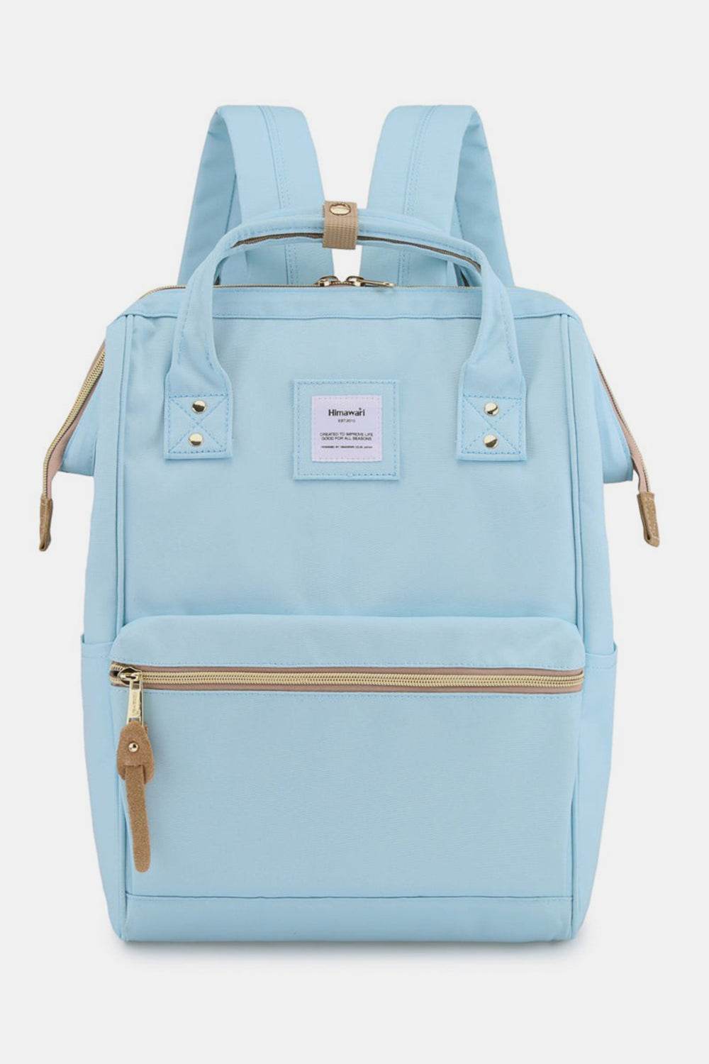 Himawari Waterproof Canvas Backpack Bag with Side Pockets - Rosa Apparel