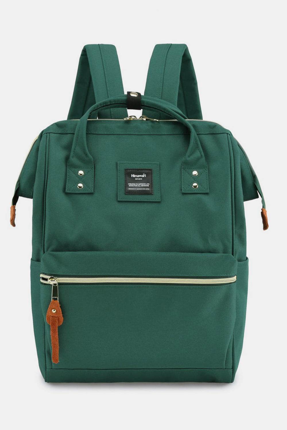 Himawari Waterproof Canvas Backpack Bag with Side Pockets - Rosa Apparel
