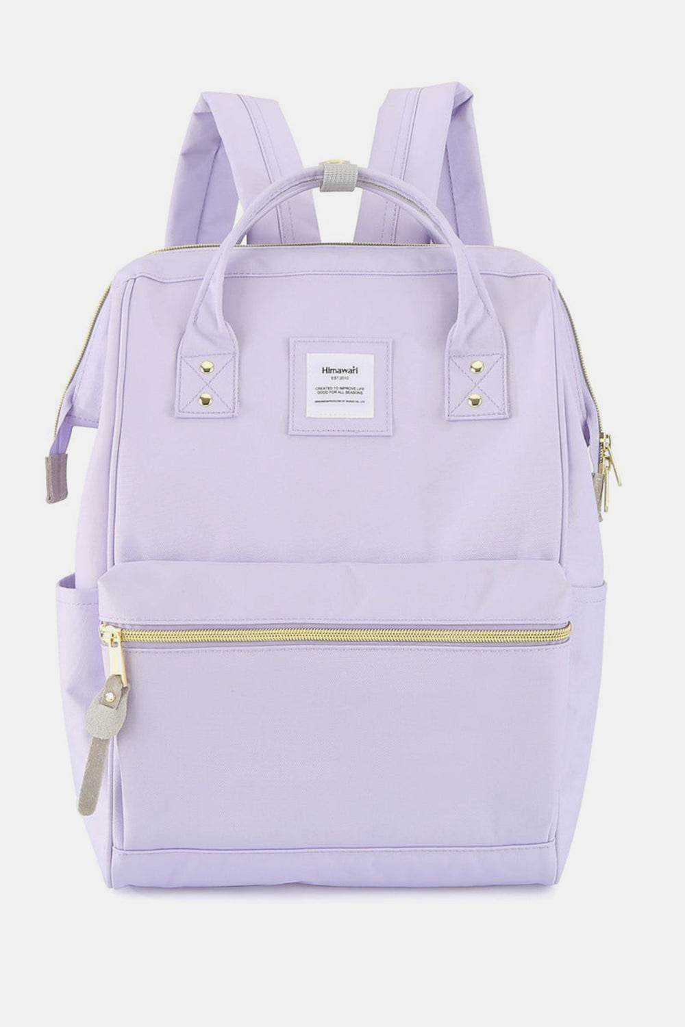 Himawari Waterproof Canvas Backpack Bag with Side Pockets - Rosa Apparel
