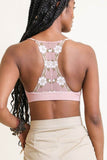 Floral Lattice Bralette - Rosa Apparel