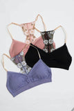 Floral Lattice Bralette - Rosa Apparel