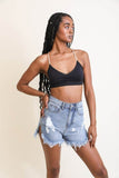 Floral Lattice Bralette - Rosa Apparel