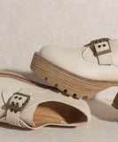 Oasis Society Sarah - Buckled Platform Loafers - Rosa Apparel