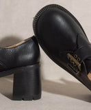 Oasis Society Sarah - Buckled Platform Loafers - Rosa Apparel
