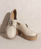 Oasis Society Sarah - Buckled Platform Loafers - Rosa Apparel