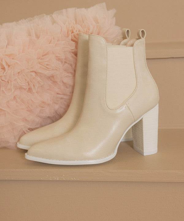 Oasis Society Esmee - Chelsea Boot Heel - Rosa Apparel
