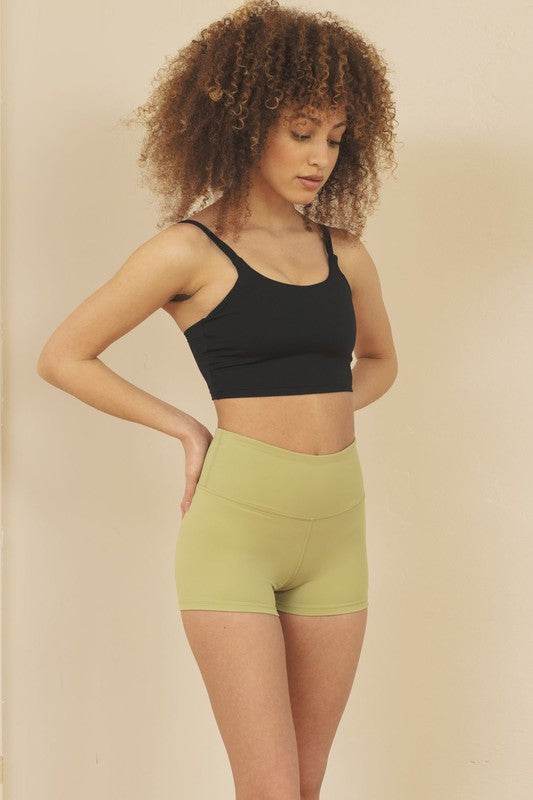 Naomi Women's Brushed Nylon Training Regular Fit Shorts - Rosa Apparel
