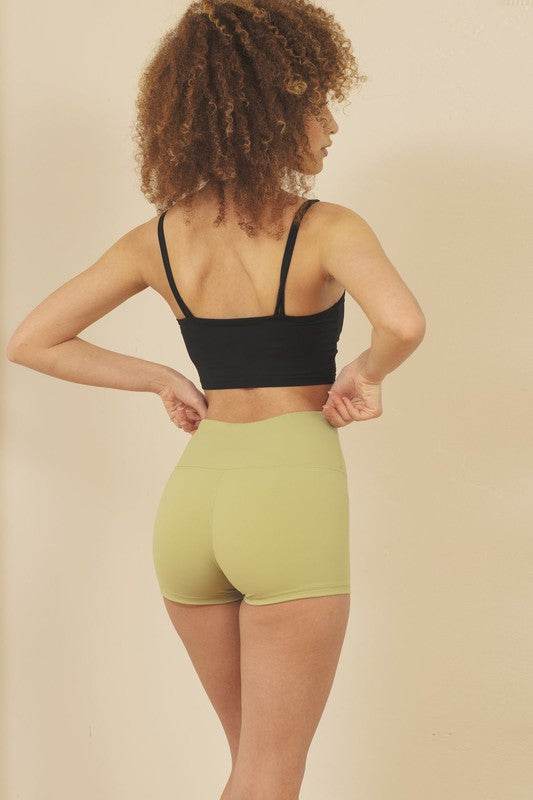 Naomi Women's Brushed Nylon Training Regular Fit Shorts - Rosa Apparel
