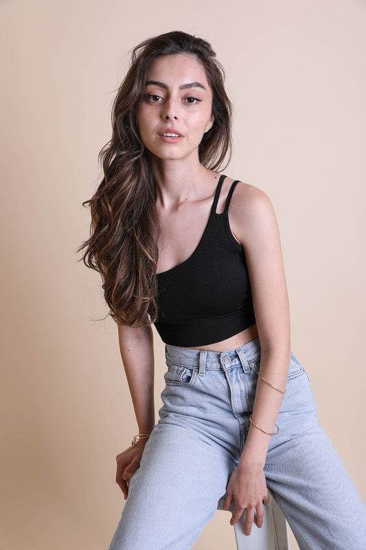 Shoulder Strap Brami Top - Rosa Apparel