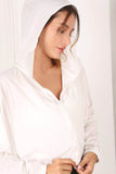 Lilou Long Sleeves Front Zipper Windbreaker With Hood - Rosa Apparel