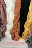 La Miel Bree Waffle Relaxed Raw Edge Boat Neck Sweater - Rosa Apparel