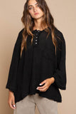 POL Bell Sleeve Oversized Fit Sweater Top - Rosa Apparel