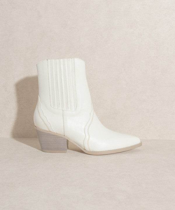 OASIS SOCIETY Dawn - Paneled Western Bootie - Rosa Apparel