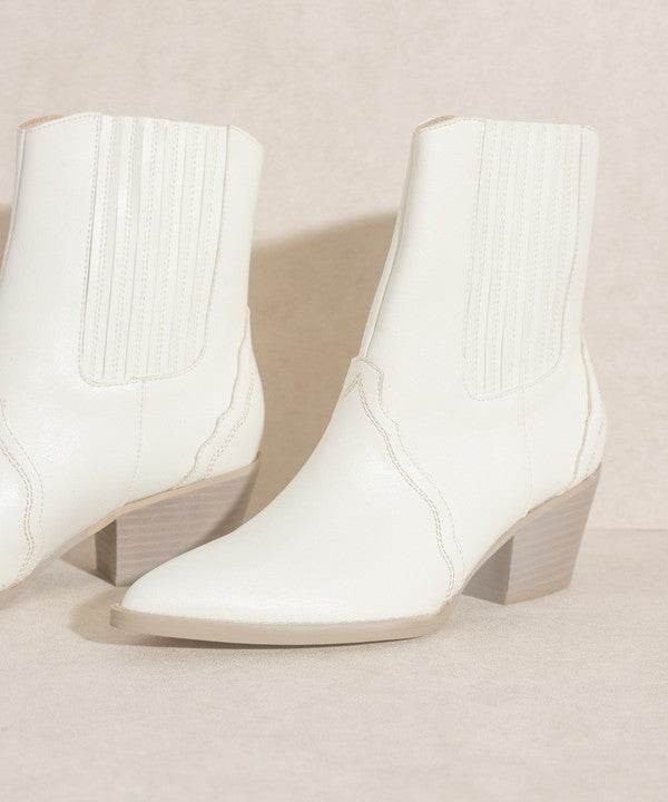 OASIS SOCIETY Dawn - Paneled Western Bootie - Rosa Apparel