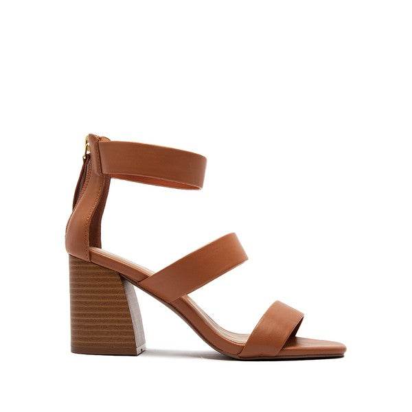 Qupid DORCAS-01 Chic Back Zipper Sandal - Rosa Apparel