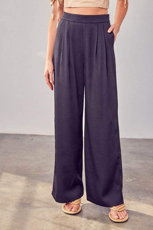 Do+Be Casual Wide Leg Loose Pants - Rosa Apparel