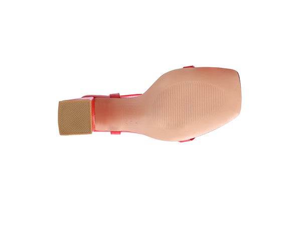 Rag & Co Block Heel Ankle Strap Sandals SH2503 - Rosa Apparel