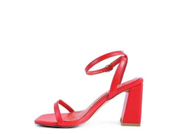 Rag & Co Block Heel Ankle Strap Sandals SH2503 - Rosa Apparel