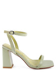 Rag & Co Block Heel Ankle Strap Sandals SH2503 - Rosa Apparel