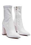 London Rag Zahara High Heeled Leather Bootie - Rosa Apparel
