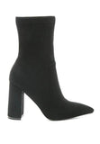 London Rag Zahara High Heeled Leather Bootie - Rosa Apparel
