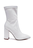 London Rag Zahara High Heeled Leather Bootie - Rosa Apparel