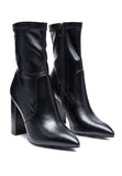 London Rag Zahara High Heeled Leather Bootie - Rosa Apparel