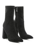 London Rag Zahara High Heeled Leather Bootie - Rosa Apparel