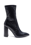 London Rag Zahara High Heeled Leather Bootie - Rosa Apparel