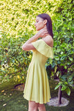 Do + Be Casual Off Shoulder A Line Ruffle Mini Dress - Rosa Apparel