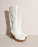 Oasis Society Juniper - Platform Knee-High Boots - Rosa Apparel
