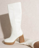 Oasis Society Juniper - Platform Knee-High Boots - Rosa Apparel