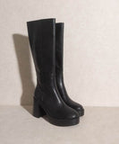Oasis Society Juniper - Platform Knee-High Boots - Rosa Apparel