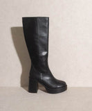 Oasis Society Juniper - Platform Knee-High Boots - Rosa Apparel