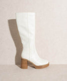 Oasis Society Juniper - Platform Knee-High Boots - Rosa Apparel