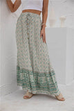 Womens Print Maxi Skirt - Rosa Apparel