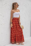 Womens Print Maxi Skirt - Rosa Apparel