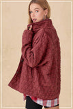 La Miel Rosie Oversized Collar Quilted Jacket - Rosa Apparel