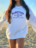 Hamptons Yacht Club CrewNeck Sweatshirt - Rosa Apparel