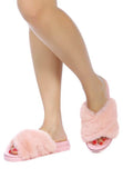 Rag HOMEY FUR SLIP-ON FLATS - Rosa Apparel