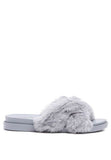 Rag HOMEY FUR SLIP-ON FLATS - Rosa Apparel