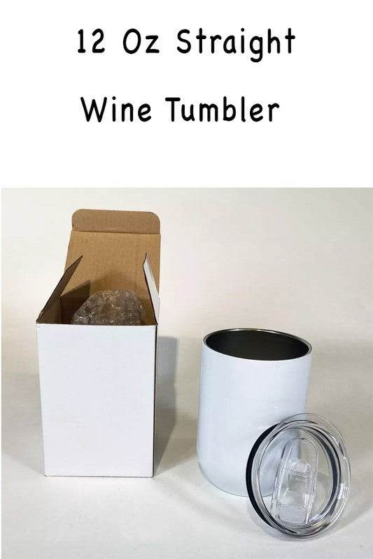 Not Crazy Just Different Graphic Wine Tumbler - Rosa Apparel