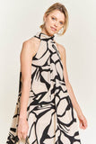 Jade By Jane Resort Style Halter Neck Sleeveless Short Sundress - Rosa Apparel