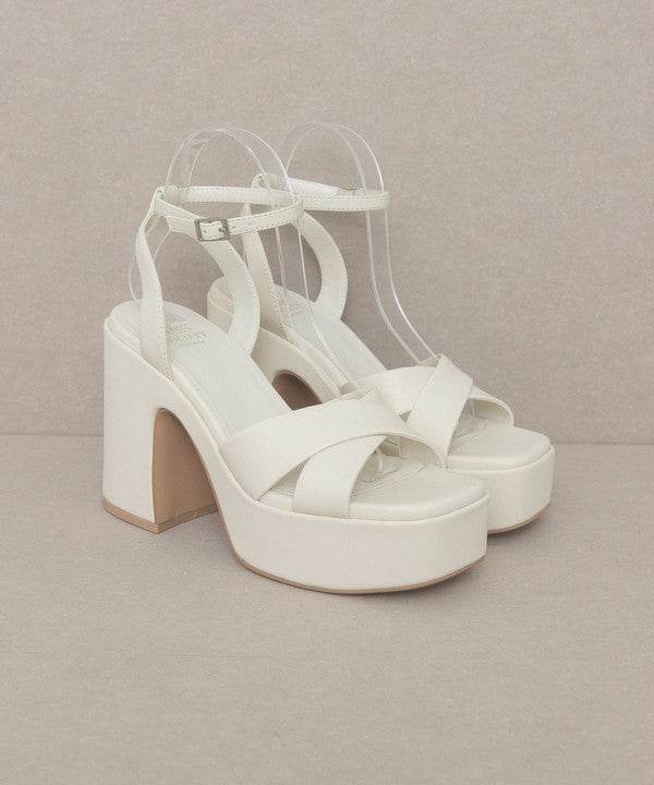 Oasis Society Norah - Chunky Platform Heel - Rosa Apparel